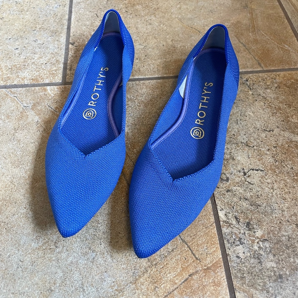 Rothy’s Cornflower Points Size 9